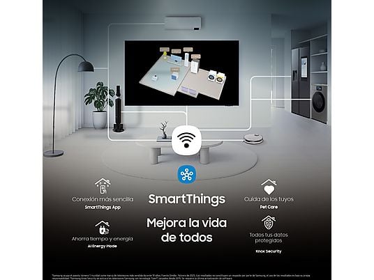 TV Neo QLED 75 - Samsung TQ75QN990FTXXC, QLED Mini Led 8K, NQ8 AI Gen3 Processor, Smart TV full AI, Wifi, Negro grafito