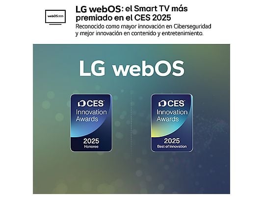TV QNED 65 - LG 65QNED81A6A, UHD 4K, Procesador Inteligente α7 AI Processor 4K Gen8, Smart TV, DVB-T2 (H.265), Negro