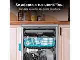 Lavavajillas - Cecotec Bolero Aguazero 6700 B, 15 cubiertos, 14 programas