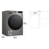 Lavadora Carga Frontal LG F4WR7009AGS