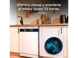 Lavavajillas - Cecotec Bolero Aguazero 6700 B, 15 cubiertos, 14 programas