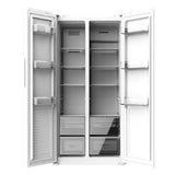 Cecotec Frigorífico americano 2 puertas Bolero CoolMarket sbs 430 White E.