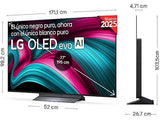 TV OLED 77 - LG OLED77C55LA, OLED 4K, Procesador Inteligente α9 AI Processor 4K Gen8, Smart TV, DVB-T2 (H.265), Negro