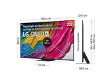 TV QNED 65 - LG 65QNED81A6A, UHD 4K, Procesador Inteligente α7 AI Processor 4K Gen8, Smart TV, DVB-T2 (H.265), Negro
