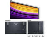 TV OLED 97 - LG OLED97G54LW, OLED 4K, Procesador Inteligente α11 AI Processor 4K Gen2, Smart TV, Gallery Design, Rocky Black