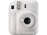 Cámara instantánea - Fujifilm Instax Mini 12, 62× 46 mm, Flash, Blanco arcilla