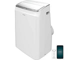 Aire acondicionado portátil - Cecotec ForceClima 12800 Soundless Heating Connected, 3024 fgh, Bomba de calor, 5 modos, 3 veloc, Mando, Wi-Fi, Blanco