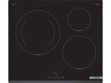 Placa inducción - Bosch PUJ631BB5E, 3 zonas, 28 cm, Función Sprint, Control TouchSelect, 60 cm, Negro