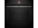 Horno compacto - Bosch HBG774KB1, Serie 8, Multifunción, Pirolítico, 71 l, 54.9 cm, Negro