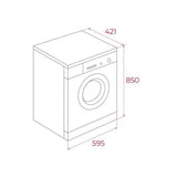 Lavadora Teka WMK 40740 7kg Carga Frontal 1200rpm A Blanca