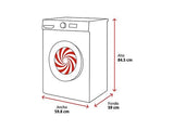 Lavadora carga frontal - Balay 3TS995BP, 9 kg, 1400 rpm, 4 programas