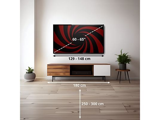 TV OLED 65 - LG OLED65C55LA, OLED 4K, Procesador Inteligente α9 AI Processor 4K Gen8, Smart TV, DVB-T2 (H.265), Negro