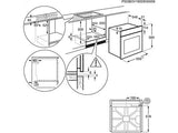 Horno - AEG TU5AB20WSK, Multifunción, Limpieza por agua, 72 l, Display LED, 60 cm, Negro