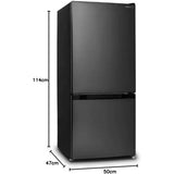 Infiniton FGC-A122N Frigorífico Combi No Frost E Acero Inoxidable Negro