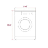 Lavadora Teka WMK 40740 7kg Carga Frontal 1200rpm A Blanca