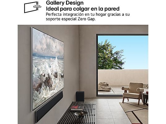 TV OLED 55 - LG OLED55G54LW.AEU, UHD 4K, Procesador Inteligente α11 AI Processor 4K Gen2, Smart TV, DVB-T2 (H.265), Rocky Black