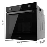 Horno Cecotec Bolero Hexa M226001 70L Display Touch Steam Assist A