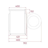 Lavadora Teka WMK 40740 7kg Carga Frontal 1200rpm A Blanca