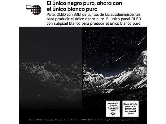 TV OLED 42 - LG OLED42C55LA, OLED 4K, Procesador Inteligente α9 AI Processor 4K Gen8, Smart TV, DVB-T2 (H.265), Negro