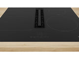 Placa inducción con extractor integrado - Bosch PVS611B16E, 4 Zonas, Zona Flex, CombiInducción, Touch Select, Negro