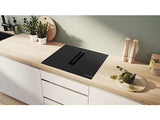 Placa inducción con extractor integrado - Bosch PVS611B16E, 4 Zonas, Zona Flex, CombiInducción, Touch Select, Negro