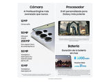Móvil - Samsung Galaxy S25 Ultra, Titanium Black, 512 GB, 12 GB RAM, 6.9 WQHD+, Snapdragon 8, 5000 mAh, Android 15