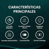 Lavadora Hisense WF3S1043BW1 Carga Frontal 10 kg 1400 rpm Clase A Blanca WiFi