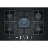 Bosch PPQ7A6B90 Placa de Gas 5 Zonas 75cm Negra