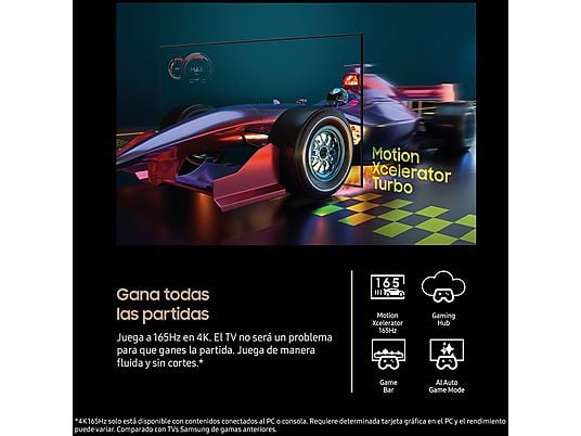 TV OLED 55 - Samsung TQ55S95FATXXC, OLED 4K, NQ4 AI Gen3 Processor, Smart TV full AI, Wifi, Negro grafito