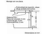 Horno - Bosch HBA514ES3, Serie 4, Multifunción, Limpieza por agua, 71 l, HotAir 3D, Mandos ocultables, 60 cm, inox