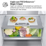 LG Serie 700 Fridge Freezer Combi A 387L - NatureFRESH Linear Cooling