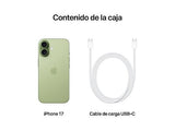 Apple iPhone 17, Verde salvia, 256 GB, 5G, 6.3 OLED Super Retina XDR, Chip A19, iOS