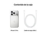 Apple iPhone 17 Pro, Plata, 256 GB, 5G, 6.3 OLED Super Retina XDR, Chip A19 Pro, iOS