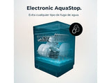 Lavavajillas compacto - Cecotec Bolero Aguazero 4201 E, 11 servicios, 6 programas, 45 cm, Dual Zone Wash, Inicio diferido, White