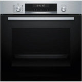 Horno Multifunción Bosch Serie 6 HBG578ES3 71L 60cm Pirolítico A+ Programas Automáticos Acero Inoxidable Negro