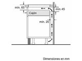 Placa inducción - Bosch PUJ631BB5E, 3 zonas, 28 cm, Función Sprint, Control TouchSelect, 60 cm, Negro