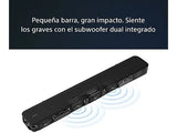 Barra de sonido - Sony HT-S2000, 3.1 Canales, Dolby Atmos, DTS:X, Bluetooth, Subwoofer integrado dual, 350 W, Sonido envolvente, HDMI, Negro
