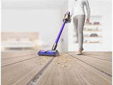 Aspirador escoba - Dyson V11™ Advanced, Potencia succión 200 AW, Autonomía 60 min, Accesorios, 3 Modos, Morado/Níquel