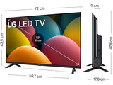 TV LED 32 - LG 32LR60006LA, Full-HD, Procesador Inteligente α5 AI Processor Gen6, Smart TV, DVB-T2 (H.265), Negro