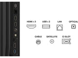 TV LED 43 - TCL 43P6K, UHD 4K, HDR, AiPQ, Google TV, Dolby Atmos, Negro