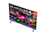 TV LED 43 - LG 43UA75006LA, UHD 4K, Procesador Inteligente α7 AI Processor 4K Gen8, Smart TV, DVB-T2 (H.265), Charcoal Black