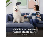 Aspirador escoba - Cecotec Conga Rockstar RS70 Pet Flex, 500 W, 65 min Autonomía, Sin Bolsa, Cepillo para Animales, Negro/Dorado