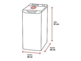 Lavadora carga superior - ok. OWM 6213 C, 6 kg, 1200 rpm, 15 Programas, Motor AC, Blanco
