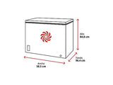 Congelador horizontal blanco 84,8 cm ancho