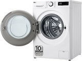 Lavadora carga frontal - LG F2WR5S09A0W, 9 kg, Blanco