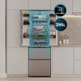 Cecotec French Door Fridge 395L Stainless Steel - No Frost Inverter